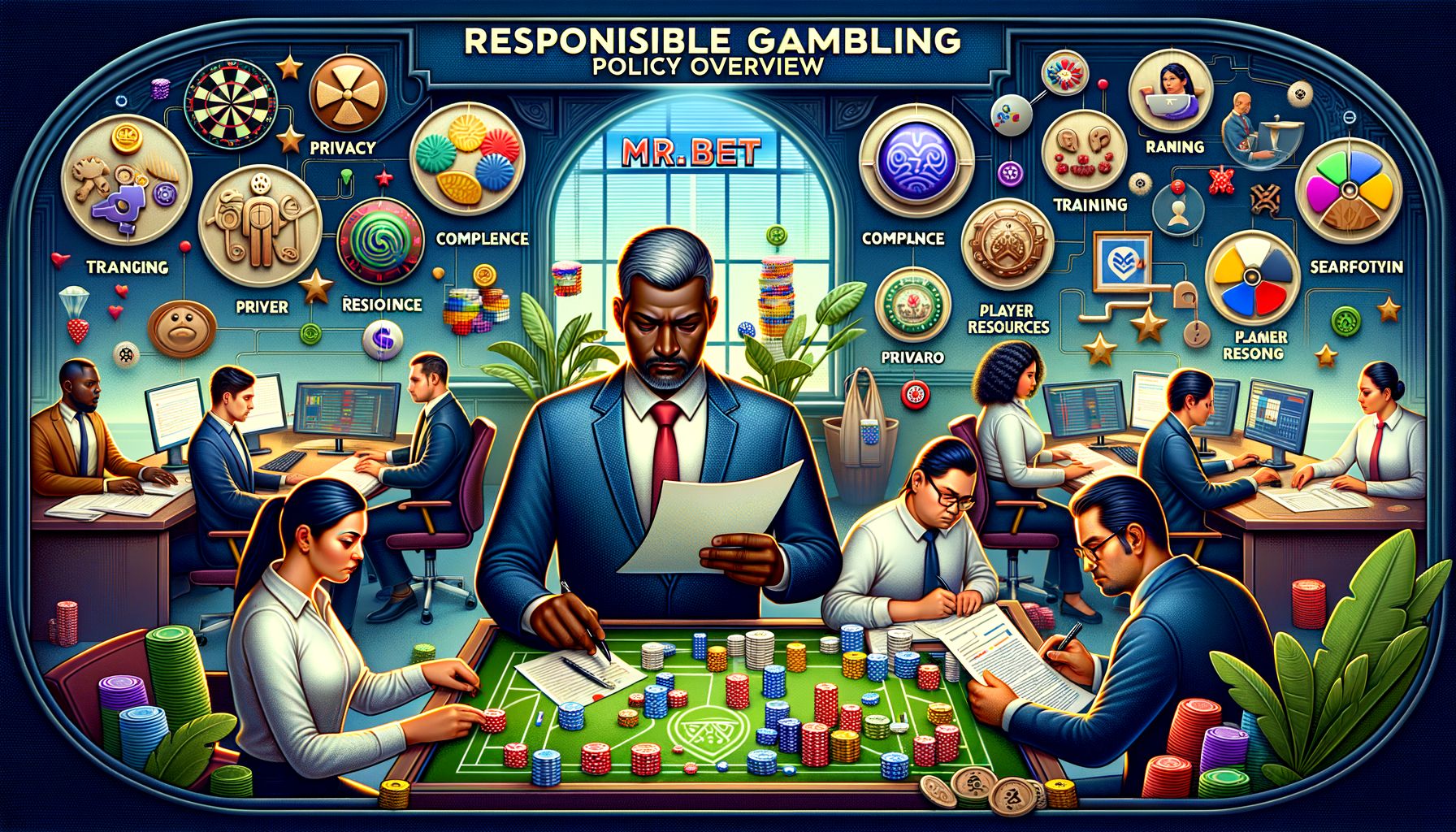 Privacy, compliance, staff training, and player resources